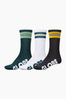 Globe Off Course Crew Sock 3 Pack - A&M Clothing & Shoes