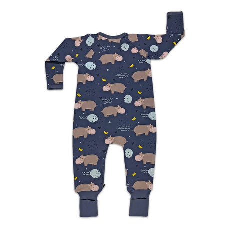 Good Luck Baby Boy/Girl Pajamas - Hippo