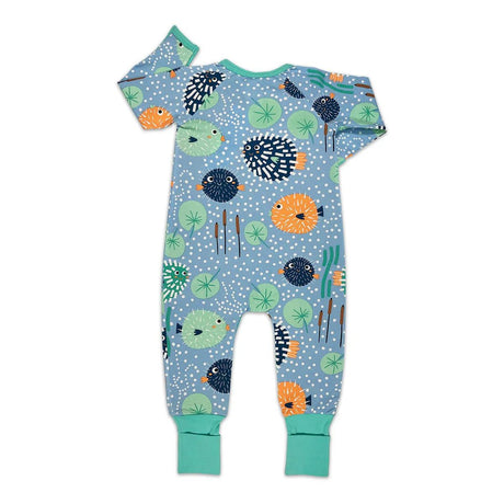 Good Luck Baby Boy/Girl Pajamas - Pufferfish