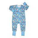 Good Luck Baby Boy/Girl Pajamas - Sharks