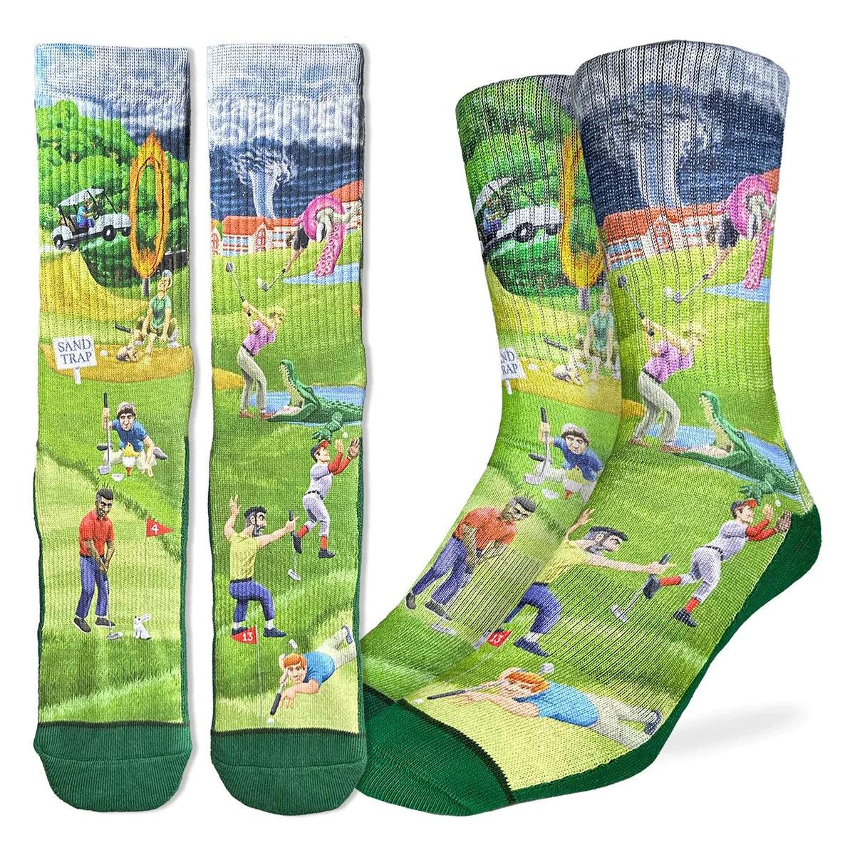 Good Luck Sock Crazy Golf - A&M Clothing & Shoes