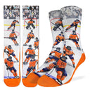 Good Luck Sock Ice Hockey Player Orange - Orange