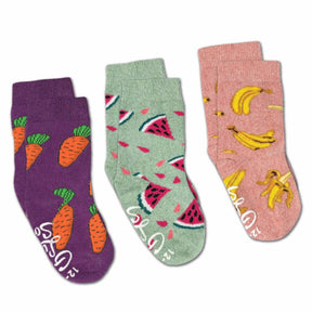 Good Luck Sock Kids Bananas Carrots Watermelon Socks - Bananas