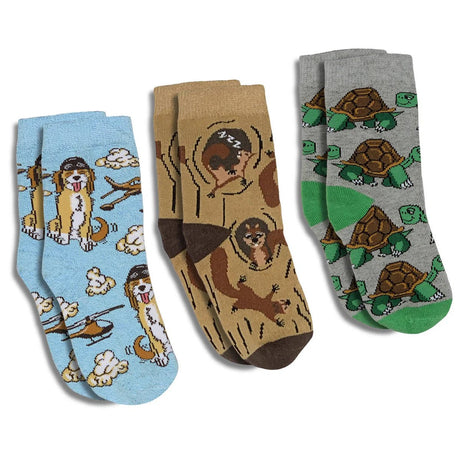 Good Luck Sock Kids Pilot Squirrel Tort Socks - A&M Clothing & Shoes - Westlock