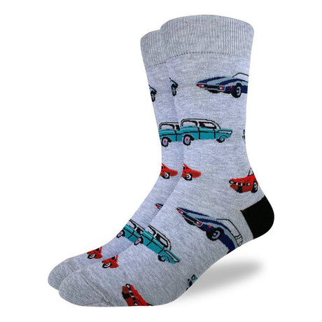 Good Luck Sock Men's Cars Socks - A&M Clothing & Shoes - Westlock