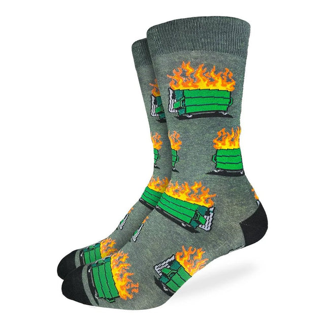 Good Luck Sock Men's Dumpster Fire - A&M Clothing & Shoes - Westlock