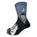 Good Luck Sock Men's Howling Wolf Socks - Wolf