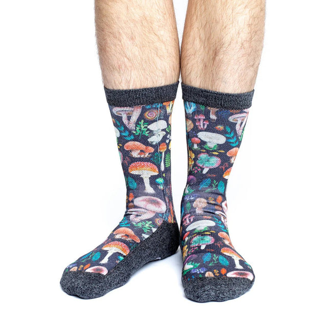 Good Luck Sock Men's Mushrooms Socks - A&M Clothing & Shoes - Westlock
