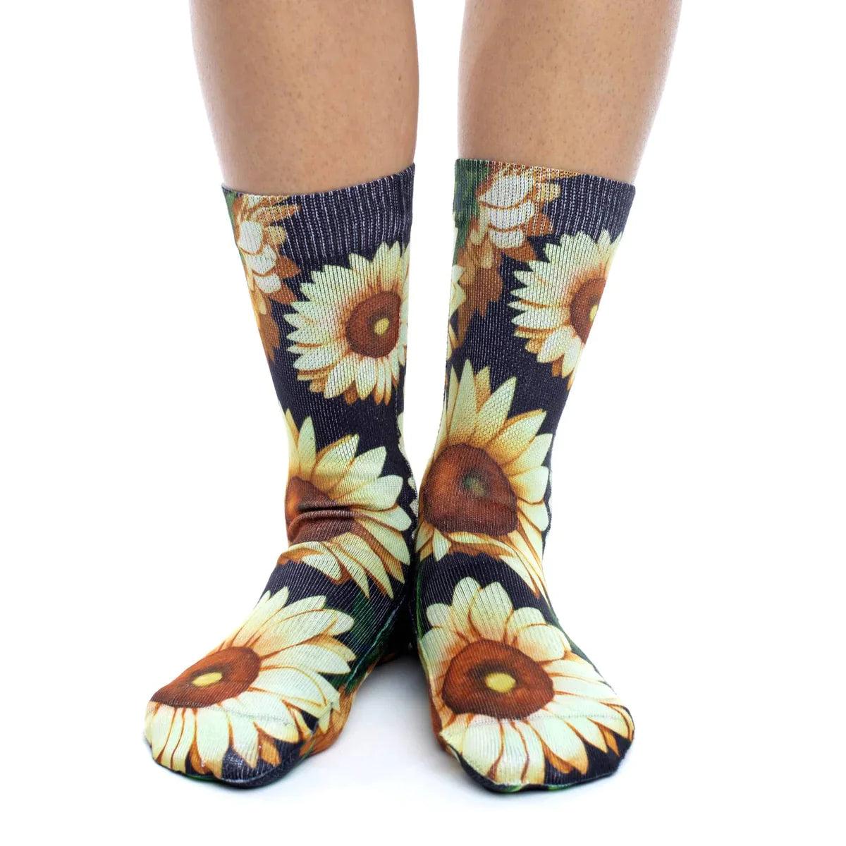 Good Luck Sock Sunflowers - A&M Clothing & Shoes