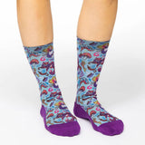 Good Luck Sock Women's Alice in Wonderland Socks - A&M Clothing & Shoes