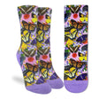 Good Luck Sock Women's Botanical Butterflies - A&M Clothing & Shoes - Westlock