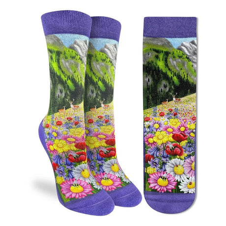 Good Luck Sock Women's Floral Meadow - A&M Clothing & Shoes - Westlock