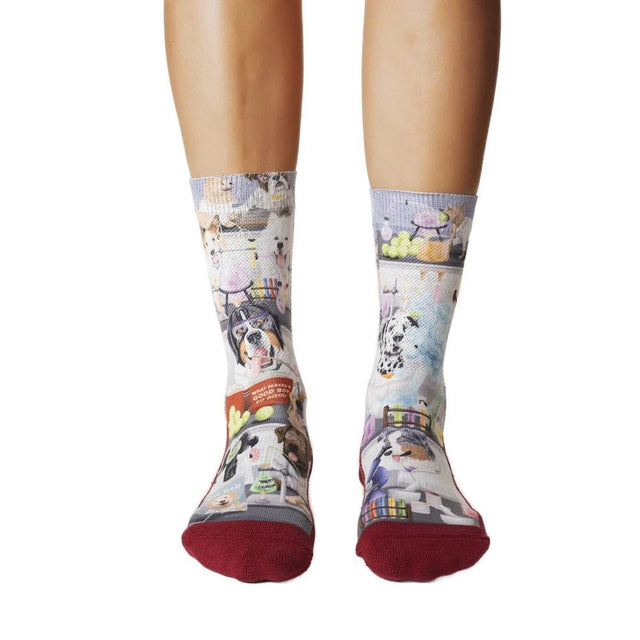 Good Luck Sock Women's Science Dogs - A&M Clothing & Shoes - Westlock