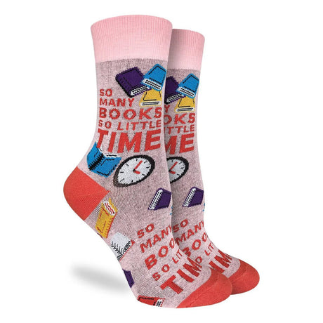 Good Luck Sock Women's So Many Books Socks - A&M Clothing & Shoes - Westlock