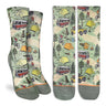 Good Luck Sock Women's Vintage Camping Trip Socks - A&M Clothing & Shoes - Westlock