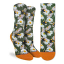 Good Luck Women's Bees and Daisies Socks - Bees/Daisies