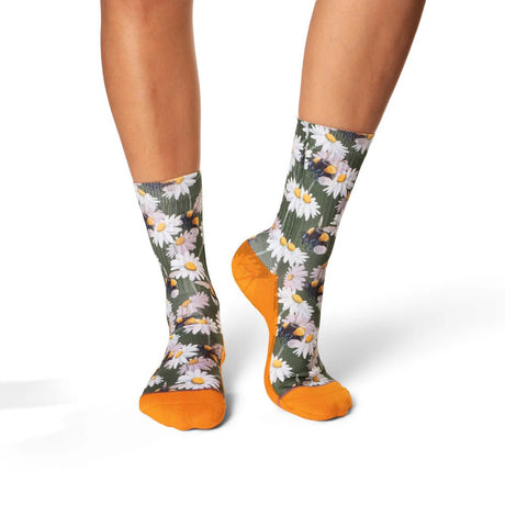 Good Luck Women's Bees and Daisies Socks - Bees/Daisies