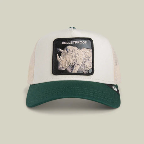 Goorin Bros Bulletproof Trucker Hat - Chalk/Guard