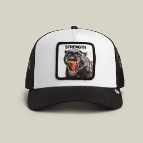 Goorin Bros Strength Panther Trucker Hat - Dust/Void