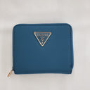 Guess Eco Gemma Slg Small Zip Wallet - Teal