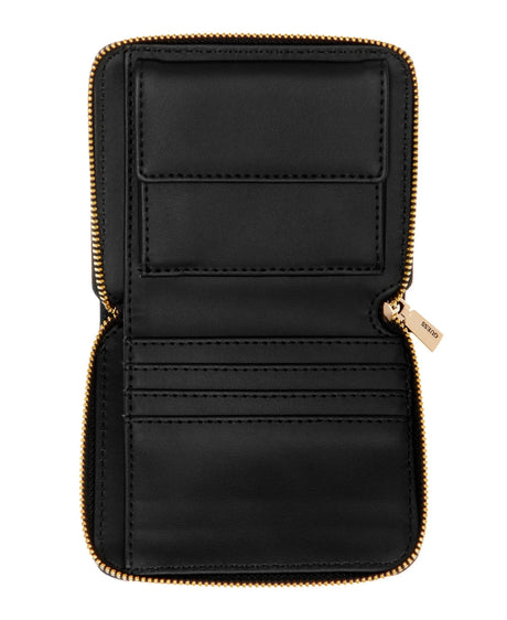 Guess Eco Gemma Slg Small Zip Wallet - Black
