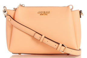Guess Iwona Triple Compartment Crossbody - Peach