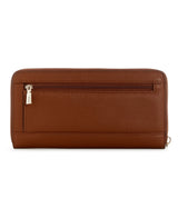 Guess Suzy Large Zip Around Wallet - Cognac