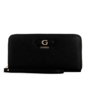 Guess Suzy Large Zip Around Wallet - Black