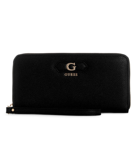 Guess Suzy Large Zip Around Wallet - Black
