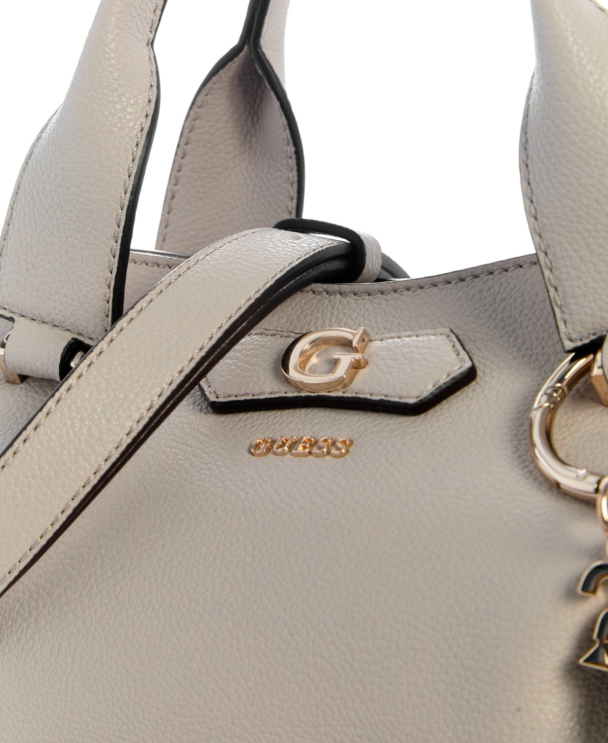 Guess Suzy Mini 3-Compartment Satchel - Bone