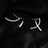 Hackney Nine Creeda Silver Earrings -