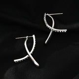 Hackney Nine Creeda Silver Earrings -