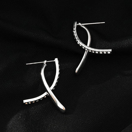 Hackney Nine Creeda Silver Earrings -