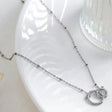 Hackney Nine Delaney Pavé Zirconia Silver Necklace - A&M Clothing & Shoes - Westlock