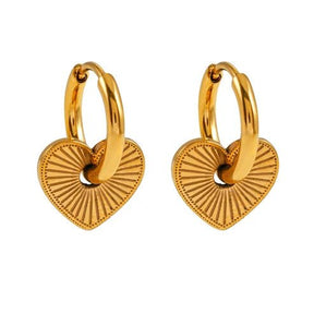 Hackney Nine Endear Gold Earrings -