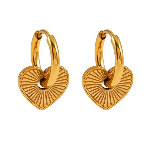 Hackney Nine Endear Gold Earrings -