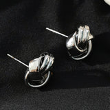 Hackney Nine Jatani Silver Studs -