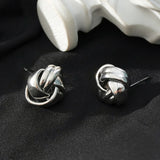 Hackney Nine Jatani Silver Studs -