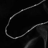 Hackney Nine Lemoges Silver Chain -