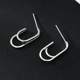 Hackney Nine St. Simon Silver Earrings -