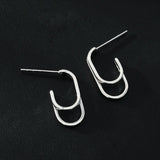 Hackney Nine St. Simon Silver Earrings -