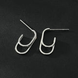 Hackney Nine St. Simon Silver Earrings -