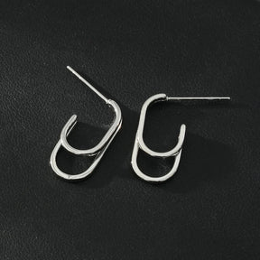 Hackney Nine St. Simon Silver Earrings -