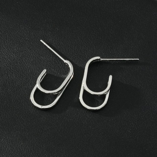 Hackney Nine St. Simon Silver Earrings -