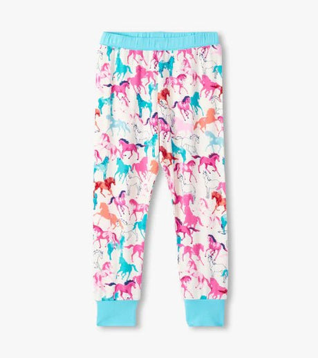 Hatley Kids/Youth Girls Bamboo PJ Set - Horses