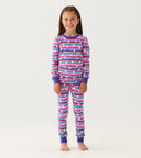Hatley Kids/Youth Girls Cotton PJ Set - Pink/Purple