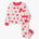 Hatley Kids/Youth Girls Cut Out Hearts Bamboo PJ Set - Cami Lace