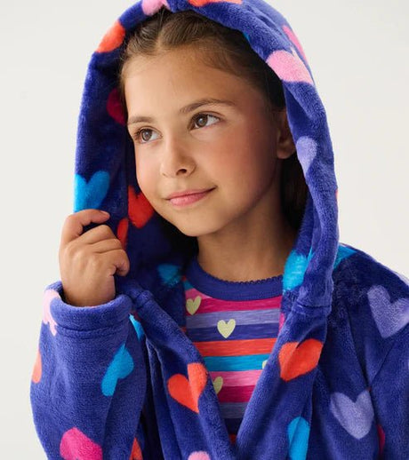 Hatley Kids/Youth Girls Fleece Robe - Royal Blue