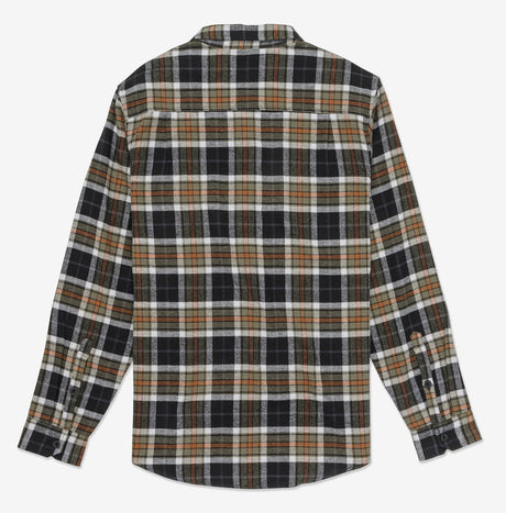 Hurley Men's Portland Organic LS Flannel - Black