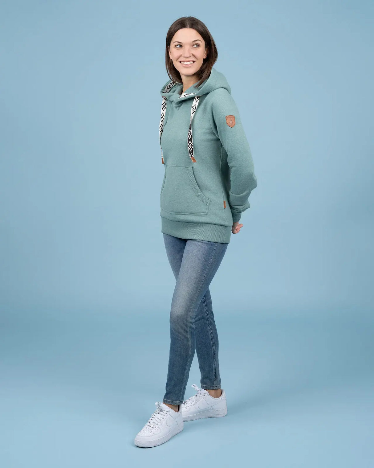 Wanakome Women's Ikatt Pullover Hoodie